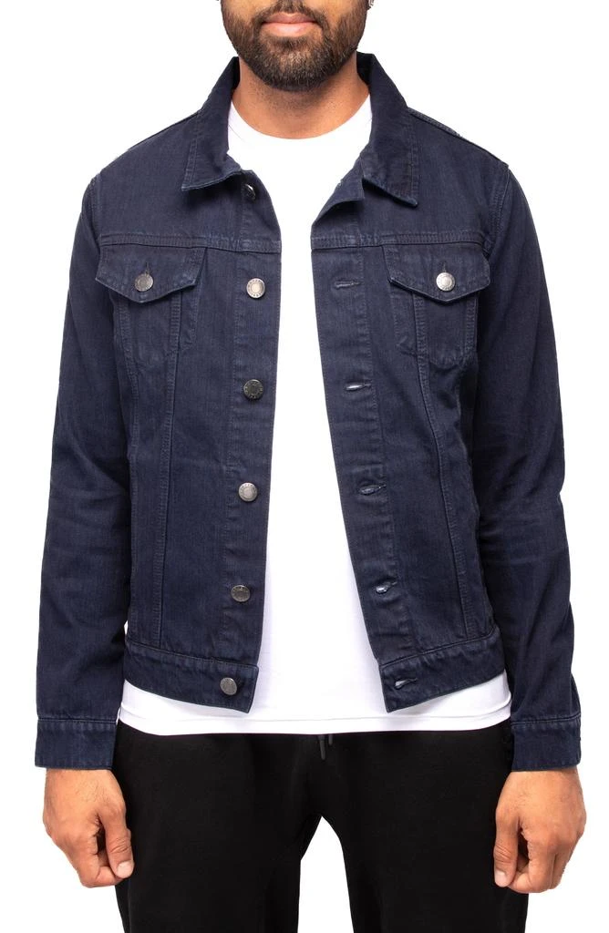 XRAY Slim Washed Denim Jacket 1
