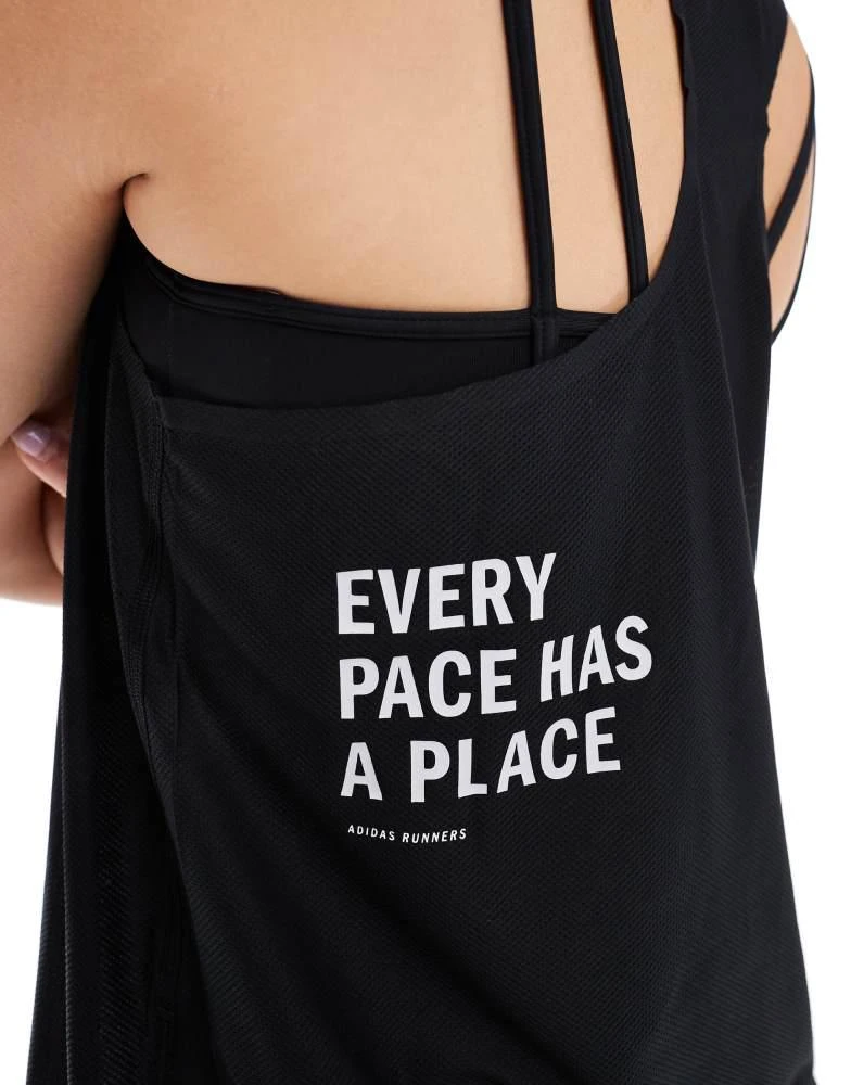 Adidas adidas Running Own The Run vest in black 2