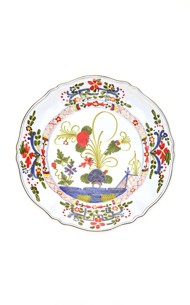MoDA Moda Domus - Set-Of-Four Carnation Dinner Plates - Multi - Moda Operandi