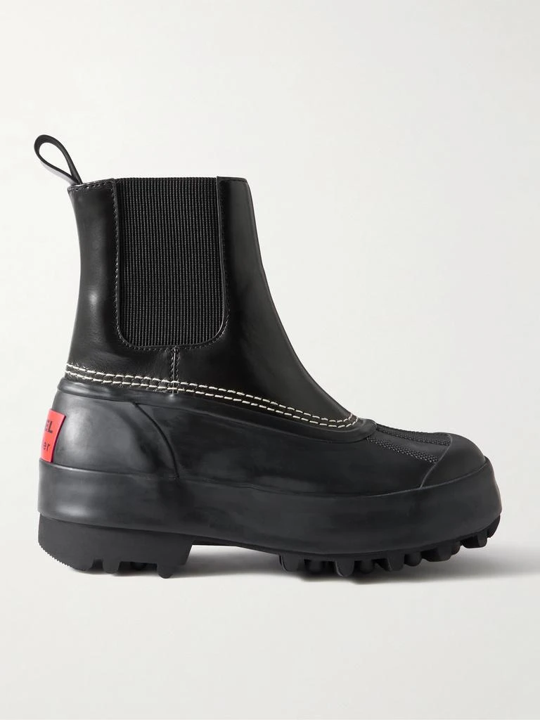 Proenza Schouler X Sorel “caribou” 皮革橡胶防水台切尔西靴  - US6 1