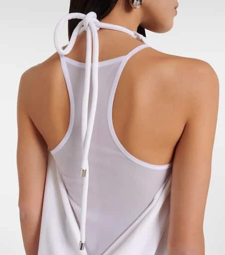 Max Mara Alceste draped halterneck maxi dress 6