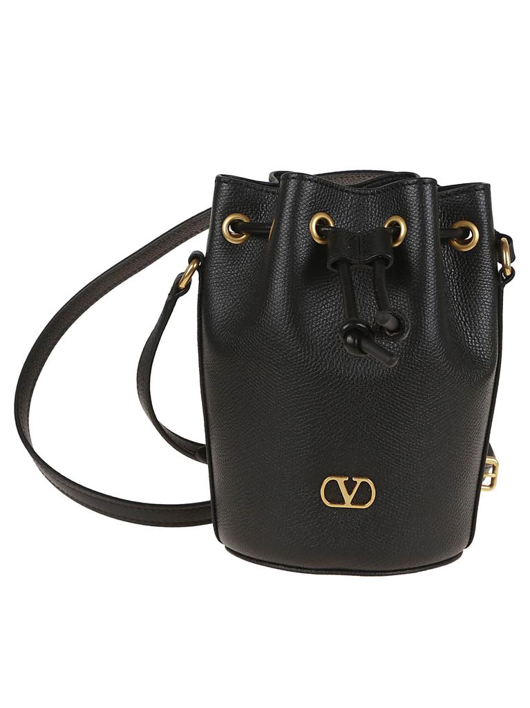 【Valentino】MINI DRAWSTRING VLOGO SIGNATURE◆6W0P0AJ2SNP Valentino Mini Drawstring Vlogo Signature - Bags - BeyondStyle