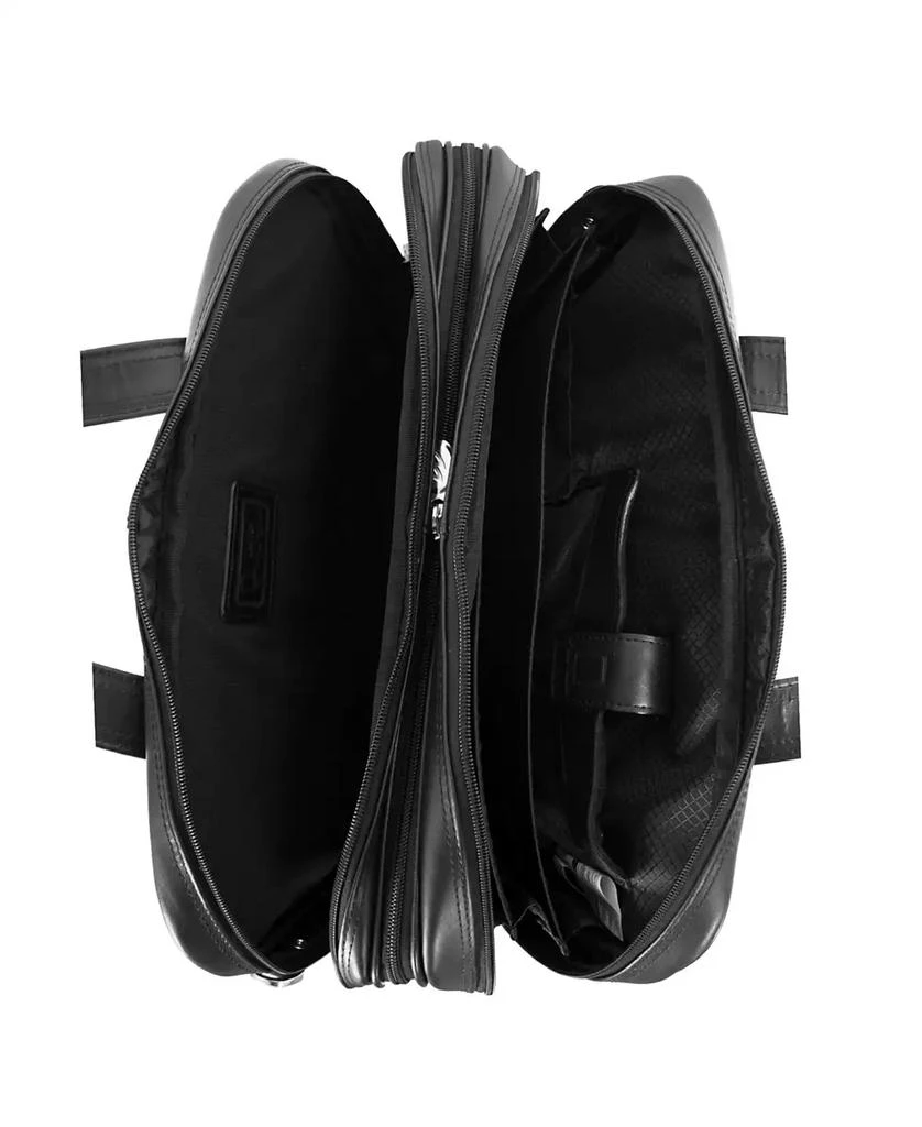 McKlein Pearson Expandable Double Compartment Laptop Briefcase 6