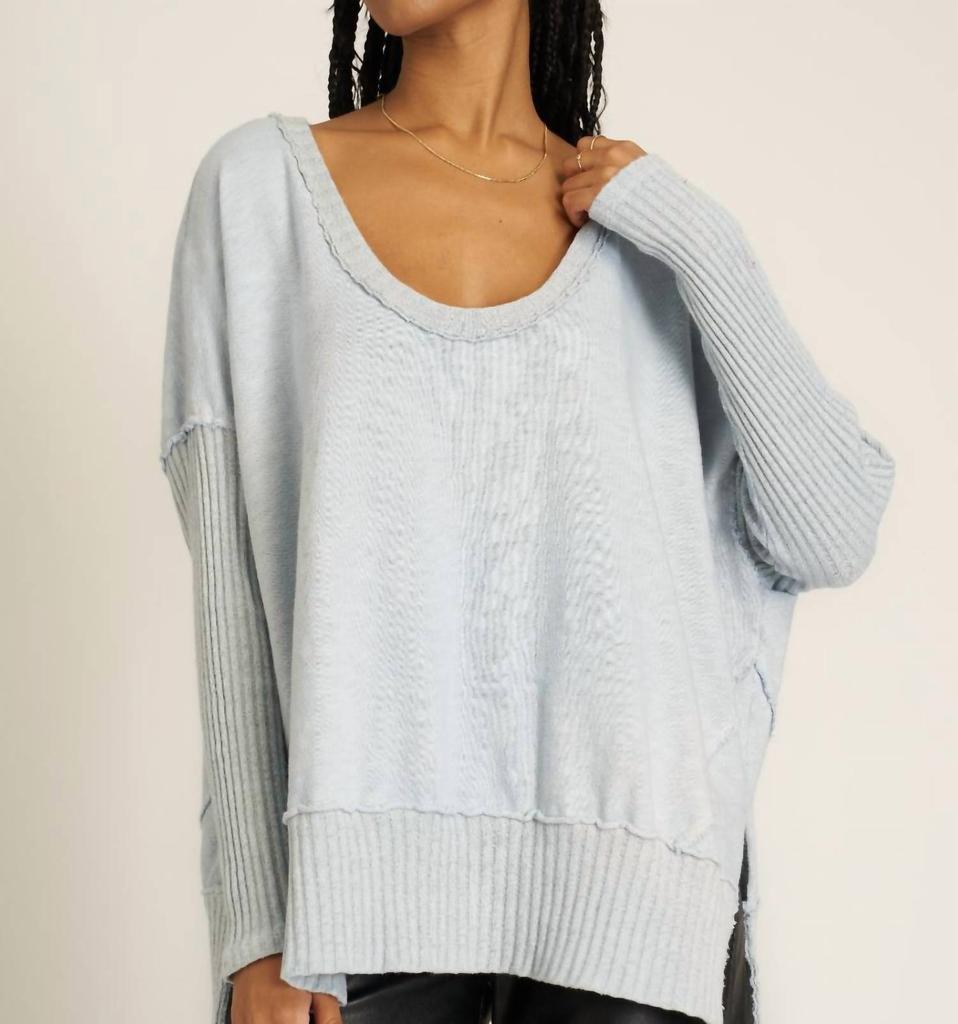 Project Social T Project Social T - Quinn Mixed Fabric Pullover