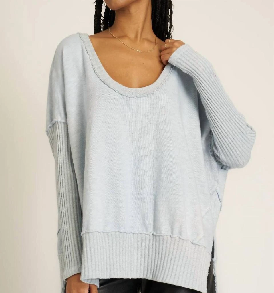 Project Social T Project Social T - Quinn Mixed Fabric Pullover 1