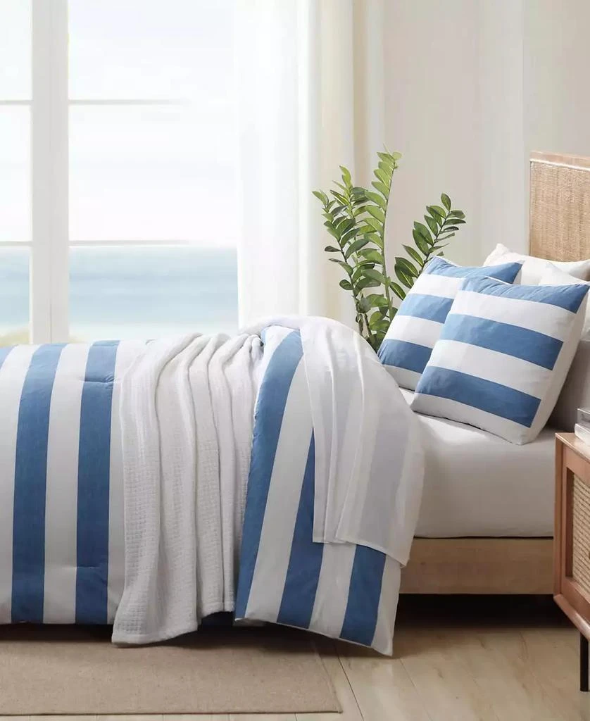 Tommy Bahama CLOSEOUT! Awning Stripe 3 Piece Duvet Cover Set 5