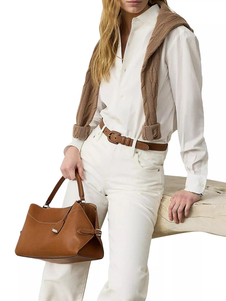 Ralph Lauren The Ralph Leather Shoulder Bag 8
