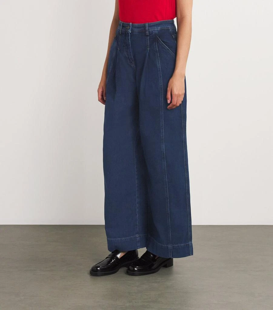 ME+EM Pleated Wide-Leg Jeans 3