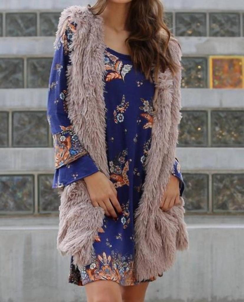 Angie Angie - Carrie Anne Faux Fur Vest