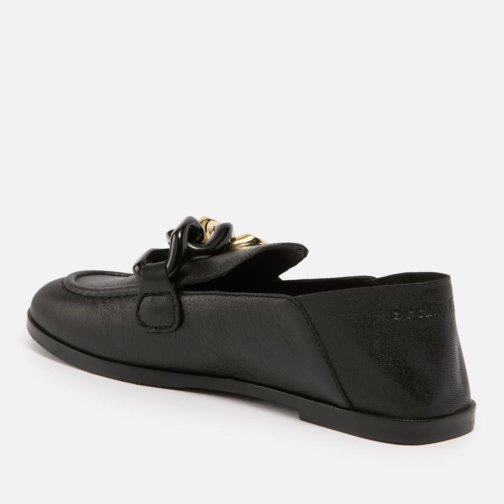 See By Chloé See By Chloé Women's Monyca Full-Grained Leather Loafers