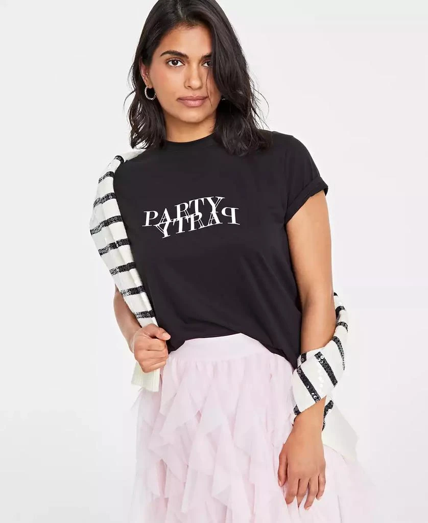 On 34th Women's Party Graphic T-Shirt, Created for Macy's 1