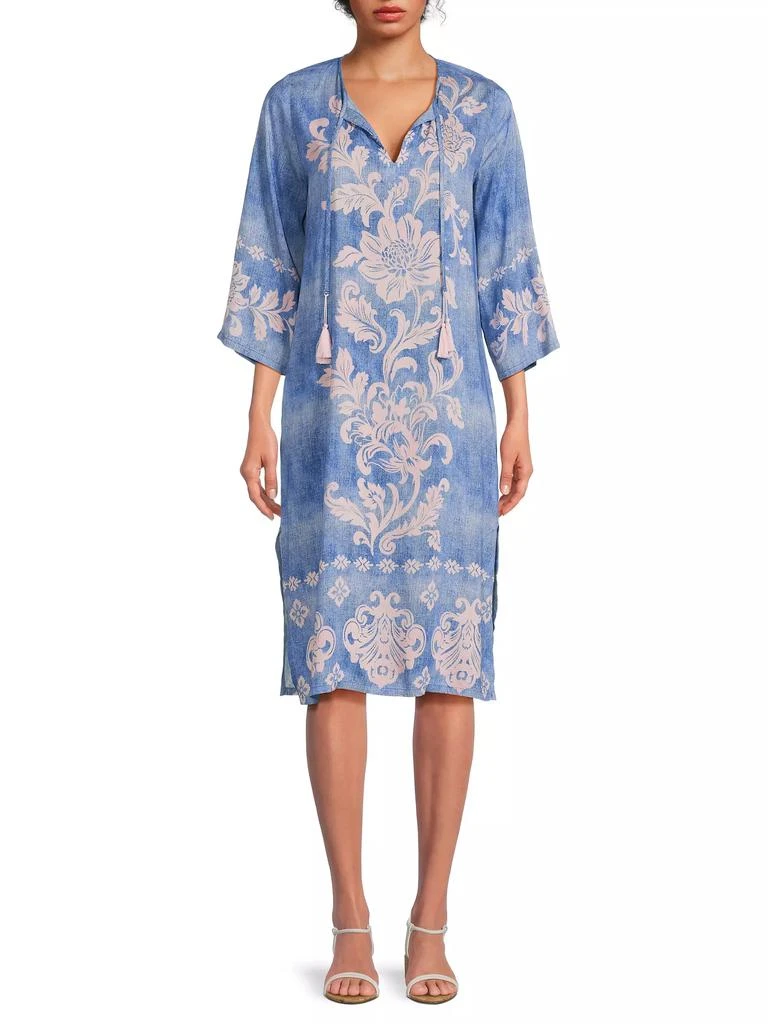 Johnny Was Florentina Caftan Midi-Dress 3