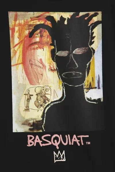 Urban Outfitters Basquiat Self Portrait Art Graphic Tee 2