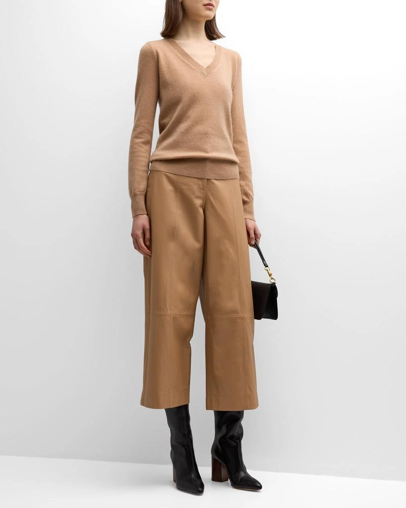 Neiman Marcus Cashmere Classic V-Neck Sweater 2
