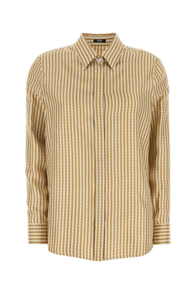 Versace Printed Silk Shirt 1