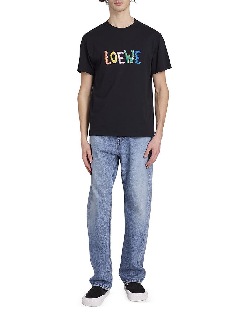 Shop Logo Cotton-Blend Relaxed-Fit T-Shirt on Sale at