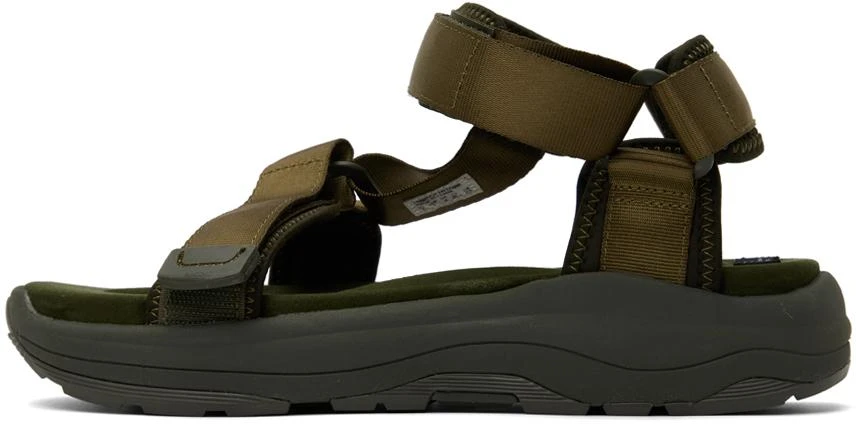 SUICOKE Khaki DEPA-Run Sandals 3