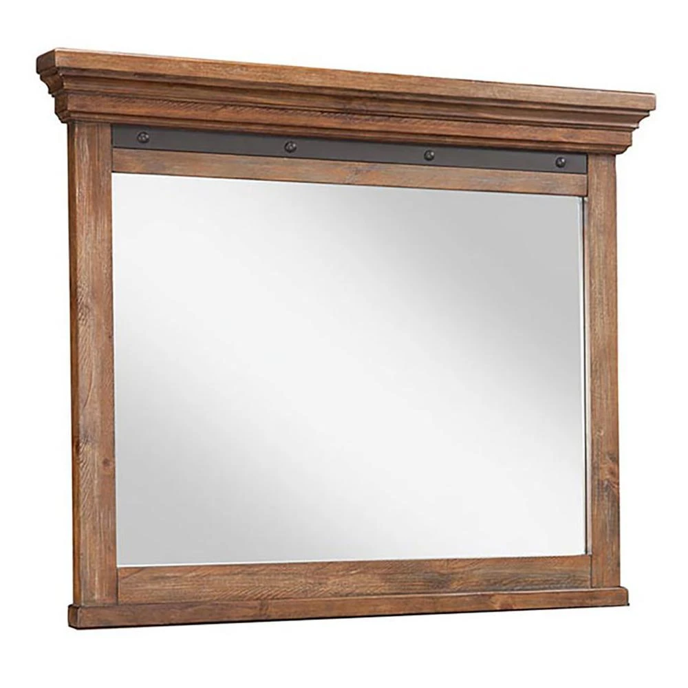 Intercon Mirror, Landscape Dresser in Canyon Brown
