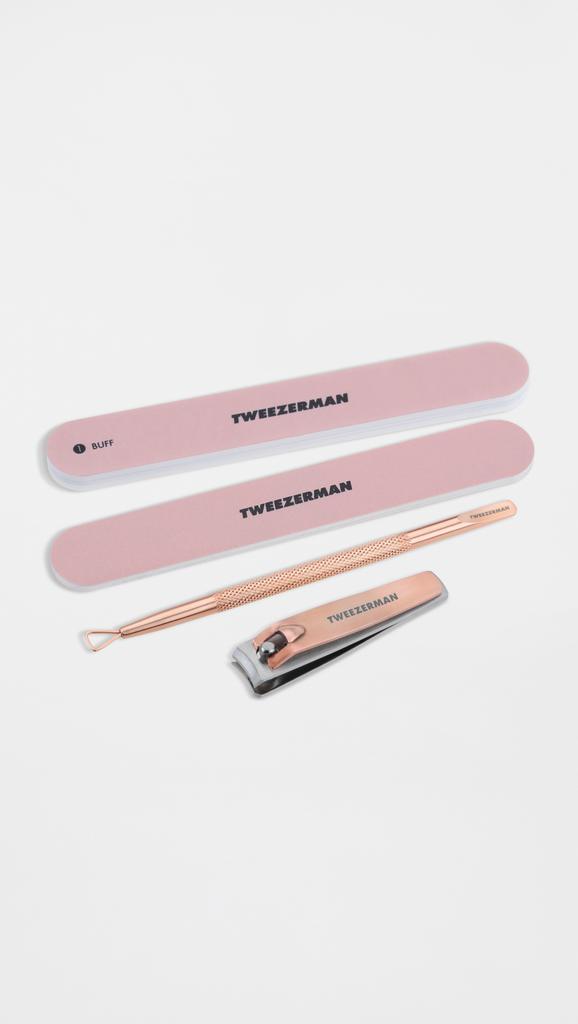 Tweezerman Rose Gold Manicure Set