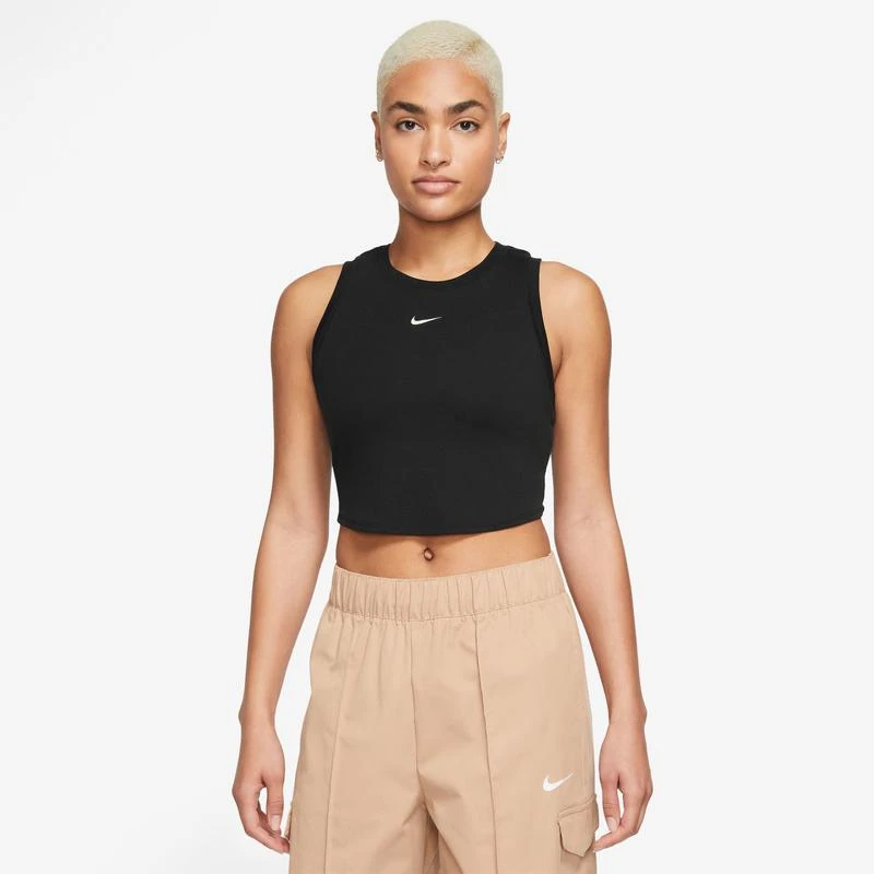 NIKE Nike Essential Rib Crop Tank - Women's 1