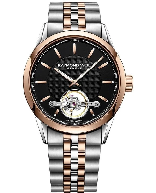 Raymond Weil Raymond Weil Freelancer Automatic Black Dial Two-Tone Stainless Steel Men's Watch 2780-SP5-20001 1