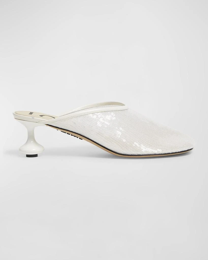 Loewe Toy Sequin Mule Pumps 1