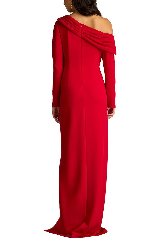 Tadashi Shoji Arison Pleated Draped Gown