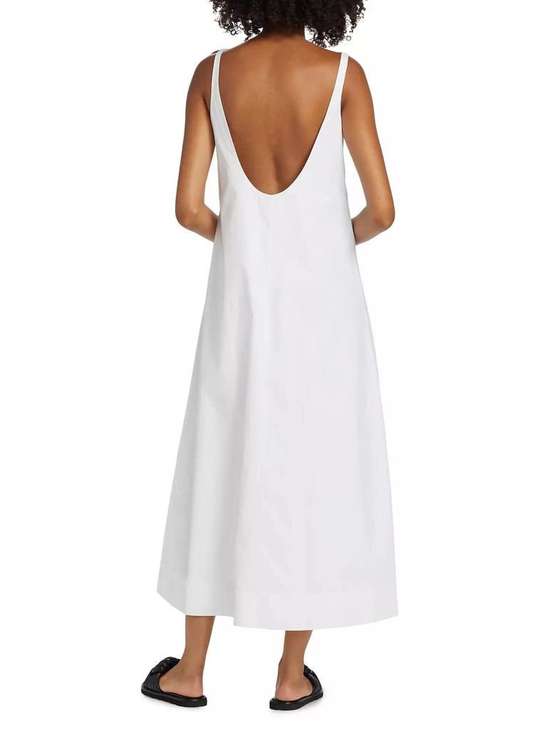 WARDROBE.NYC Backless Cotton Midi-Dress 5
