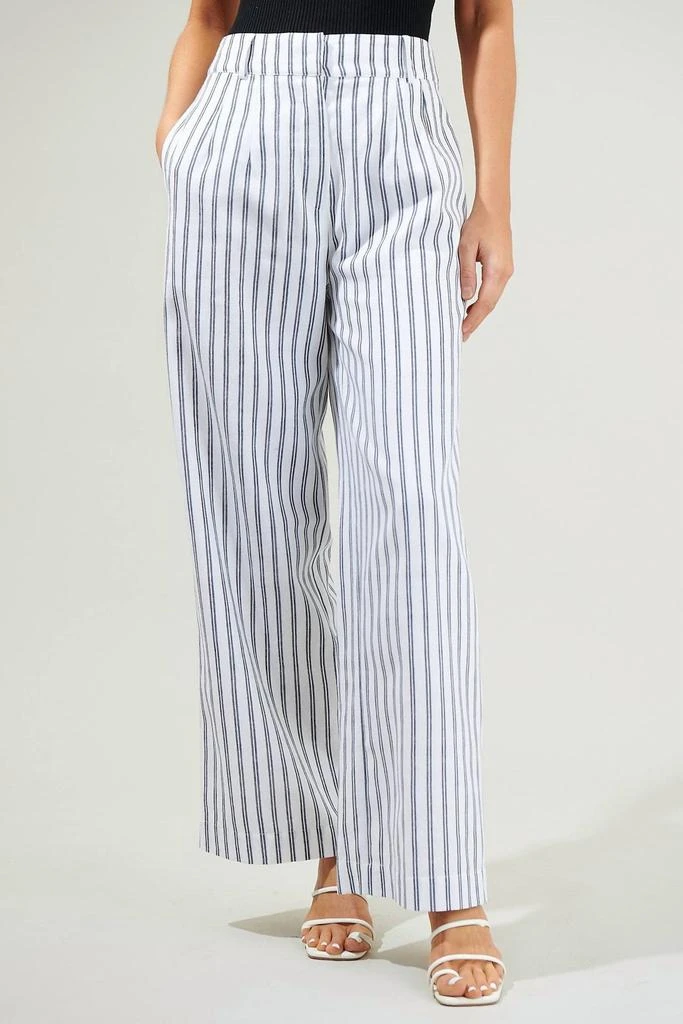 Sugarlips Arlah Striped Pleated Pant 1