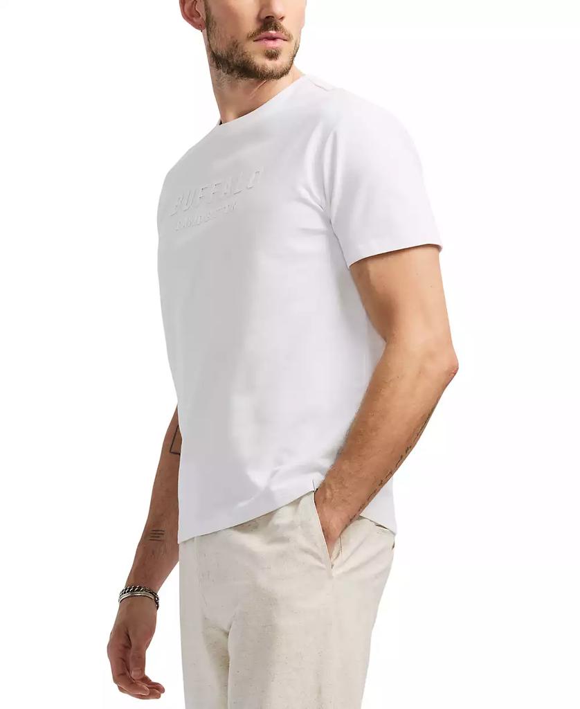 BUFFALO David Bitton Men's Tomba Short Sleeve Crewneck Raised Logo Graphic T-Shirt
