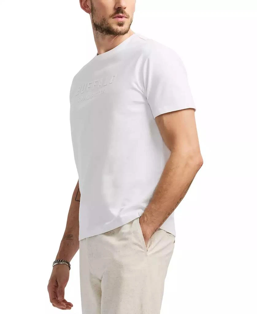 BUFFALO David Bitton Men's Tomba Short Sleeve Crewneck Raised Logo Graphic T-Shirt 2