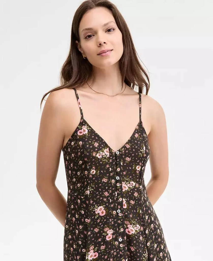 Print Mix Button Through Midi Dress  On Sale Now with Up to 59% Off |  Discover Exclusive Deals & Savings at BeyondStyle  Authentic Lucky Brand  dress|women's fashion|dresses with Limited-Time Discounts,