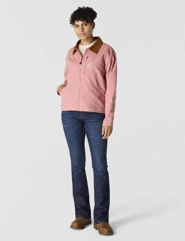 Carhartt Carhartt womens Rugged Flex Loose Fit Canvas Detroit Jacket 4