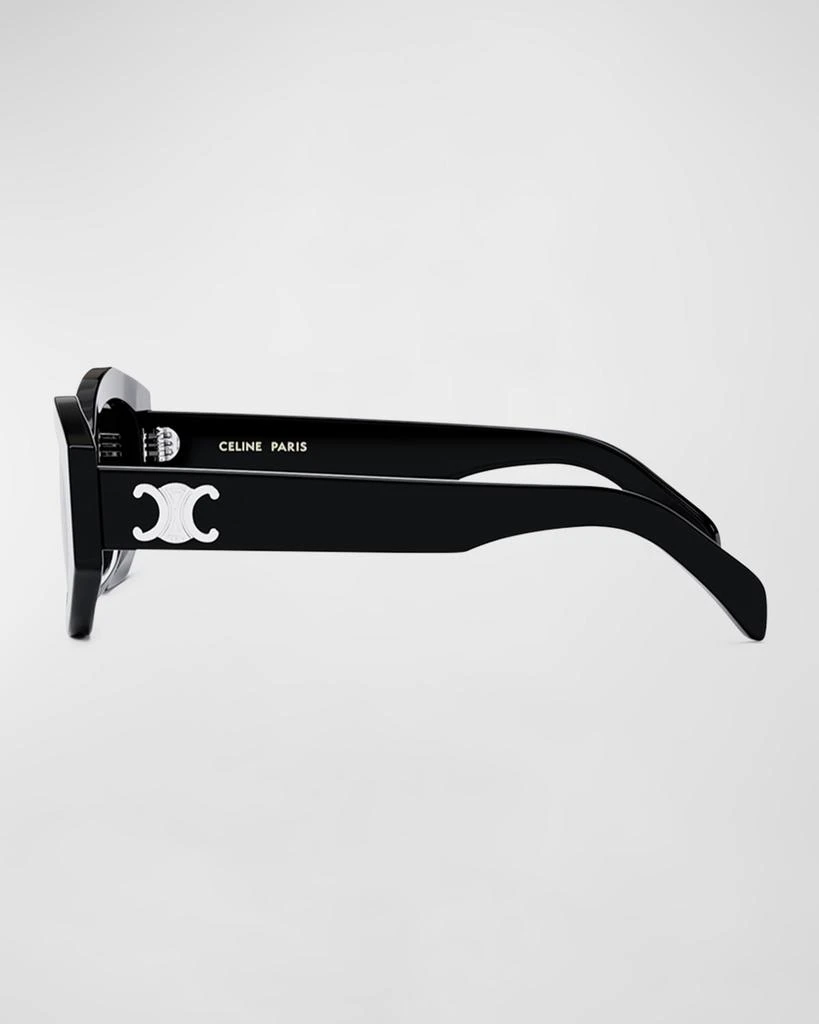 Celine Triomphe Logo Acetate Cat-Eye Sunglasses 3