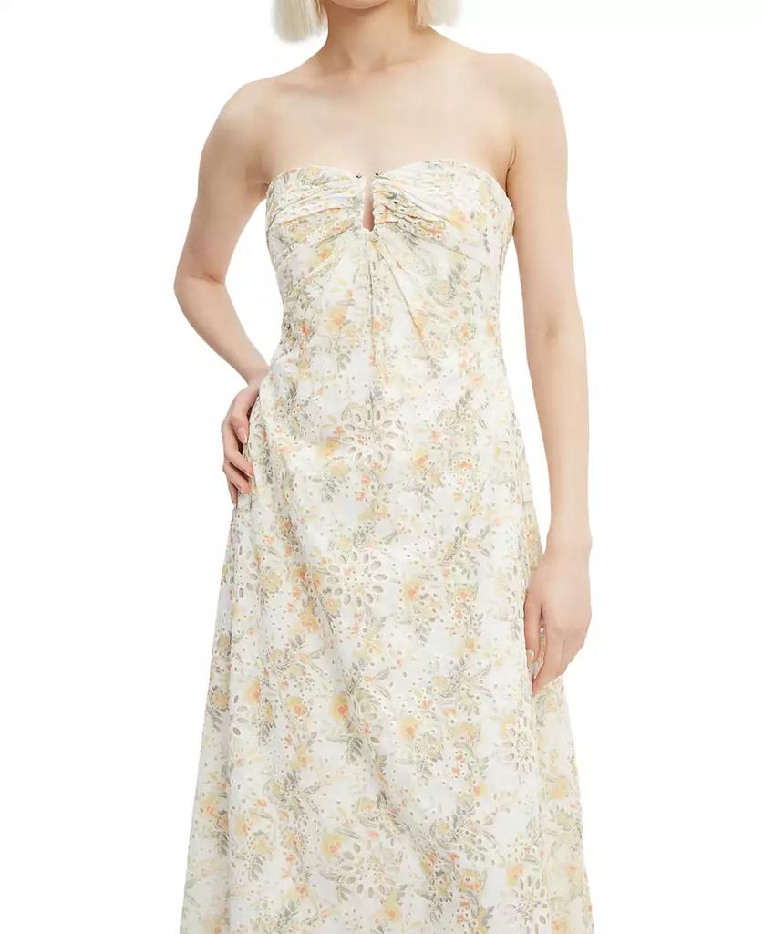 Bardot Women's Lora Broderie Printed Maxi Dress