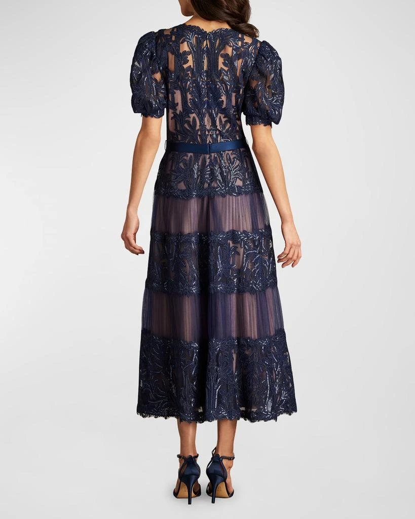 Shop Tiered Puff-Sleeve Sequin Lace Midi Dress on Sale at BeyondStyle  Get  52% Off Tiered Puff-Sleeve Sequin Lace Midi Dress with Limited-Time Flash  Deals, Exclusive Discounts, and Special Offers. Enjoy Unbeatable