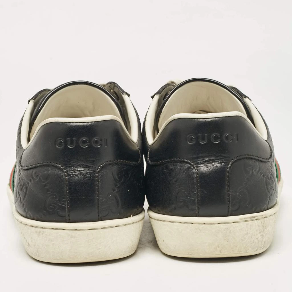 Gucci Gucci Black Guccissima Leather Ace Sneakers Size 41.5 5