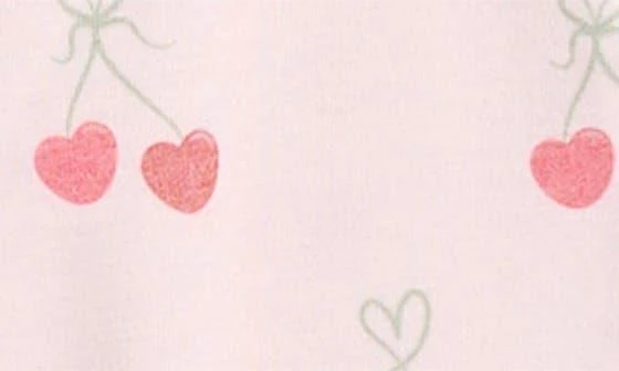 Toby Cherry Hearts Footie, Bow Headband 
Ornament Set 2