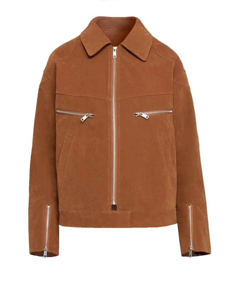 Pixie Market Faux Suede Moto Zip Jacket 5
