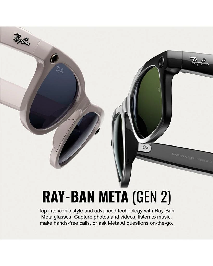 Ray-Ban Meta Skyler (Gen 2) Cat Eye AI Glasses, 52mm 10