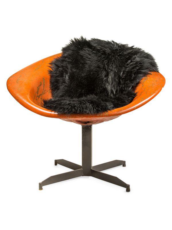 Natural Dyed Sheepskin Rug