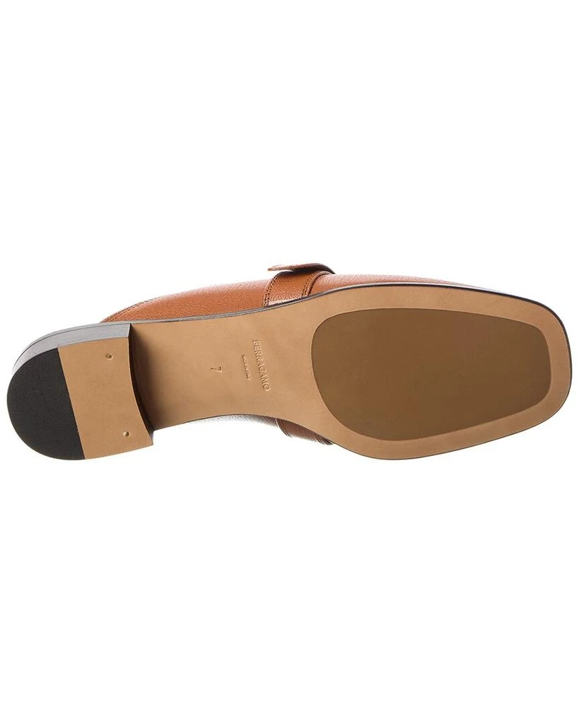 Salvatore Ferragamo Ferragamo Hug Buckle Leather Mule 4