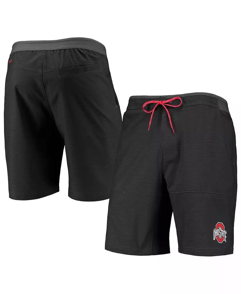 Columbia Men's Charcoal Ohio State Buckeyes Twisted Creek Omni-Shield Shorts 1