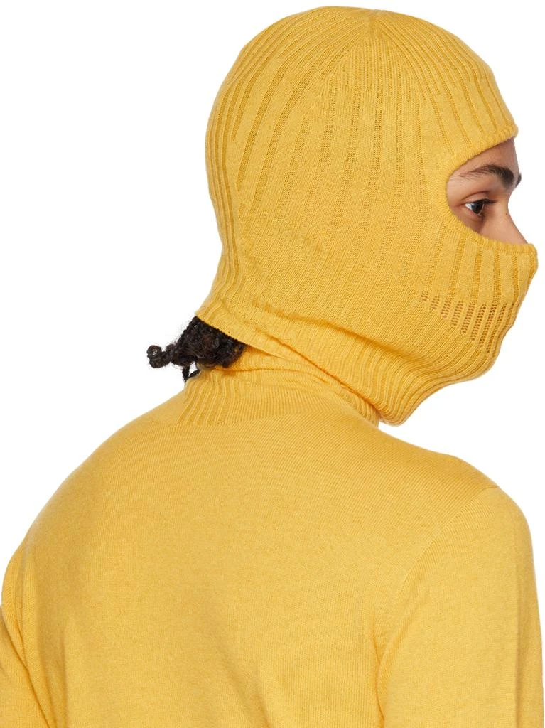 Boris Bidjan Saberi Yellow Seamless Balaclava 3