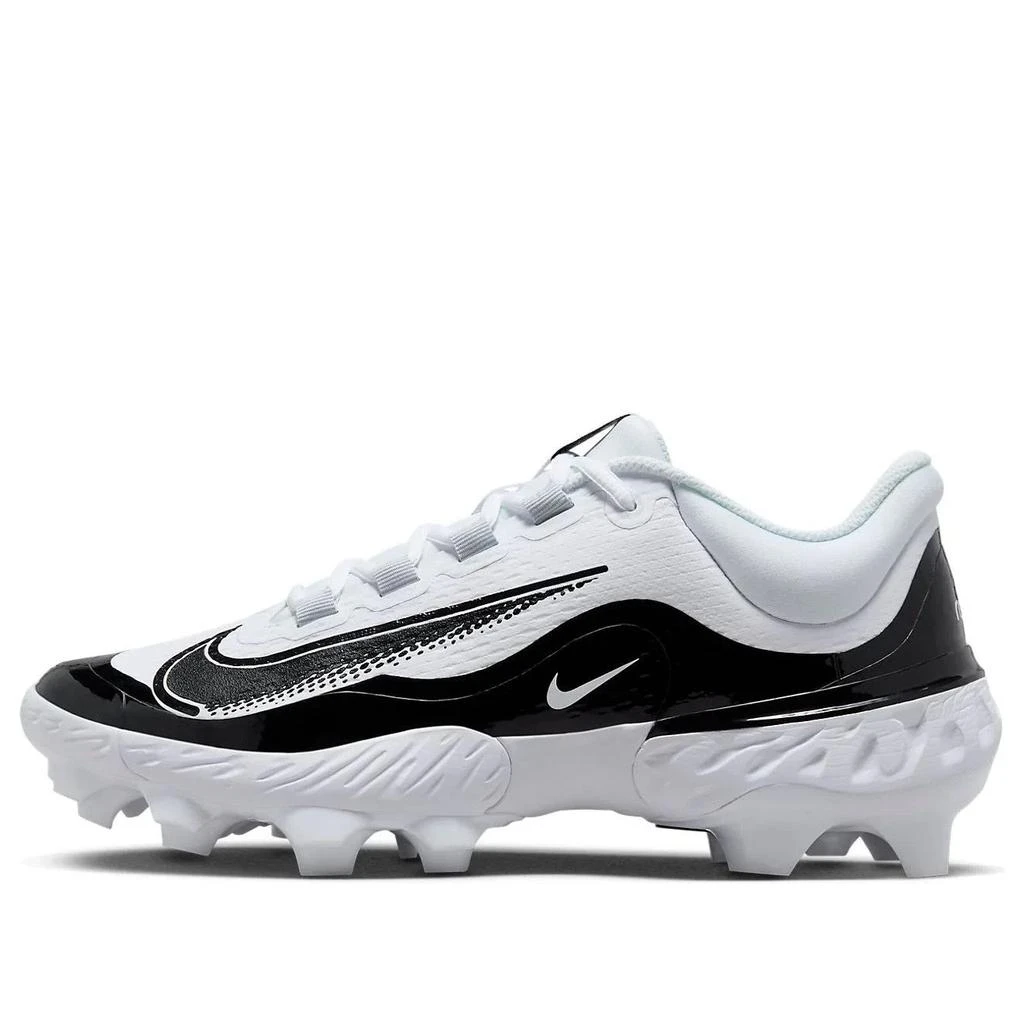NIKE Alpha Huarache Elite 4 Low MCS FD6255-101 Men White Baseball Cleats ACAD361 3