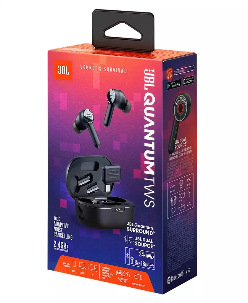 JBL Quantum TWS True Wireless Noise Cancelling Gaming Earbuds 10