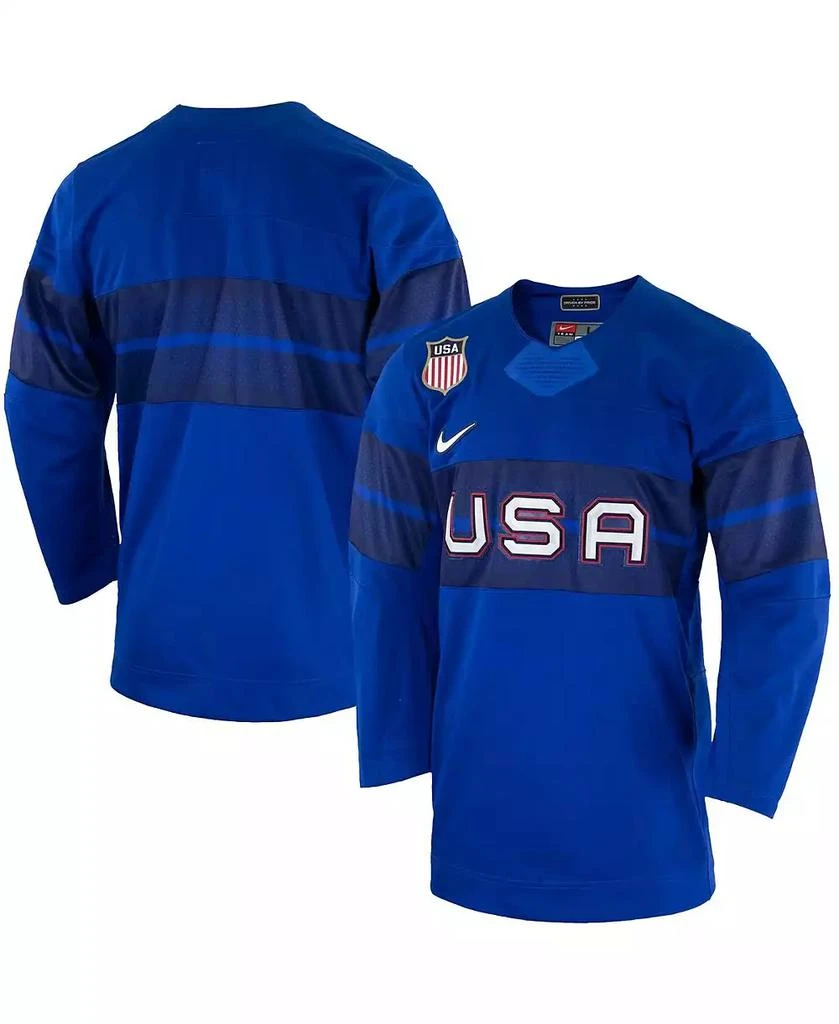 NIKE Men's Royal Team USA Hockey 2022 Winter Olympics Collection Jersey 1