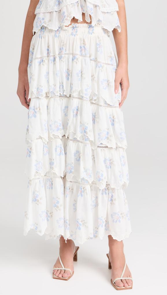 LoveShackFancy Cunningham Skirt