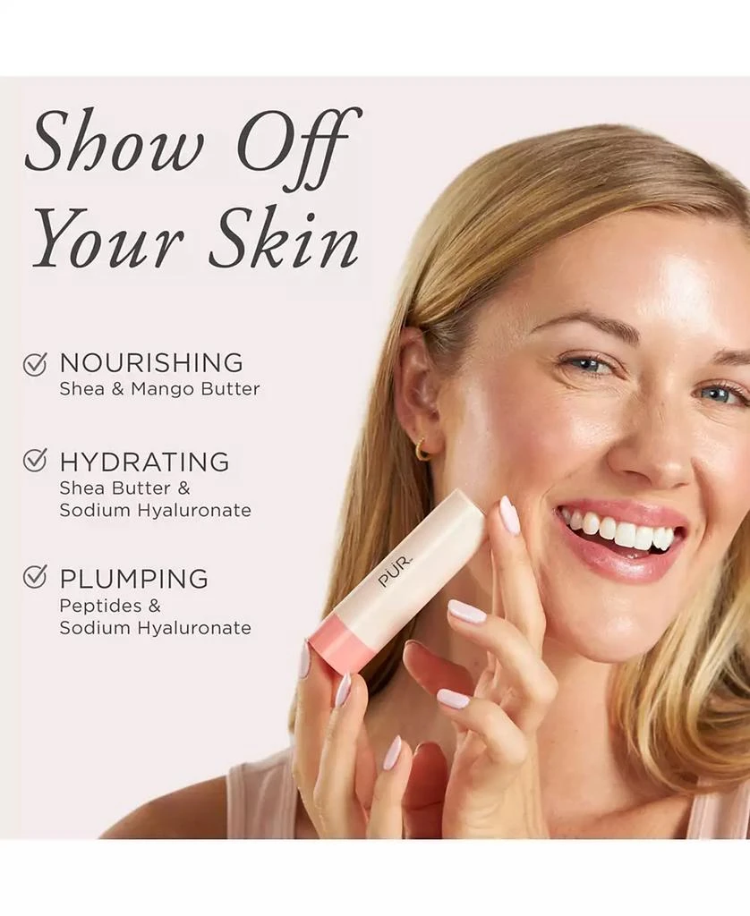 PÜR Silky Tint Creamy Multitasking Stick With Peptides 4