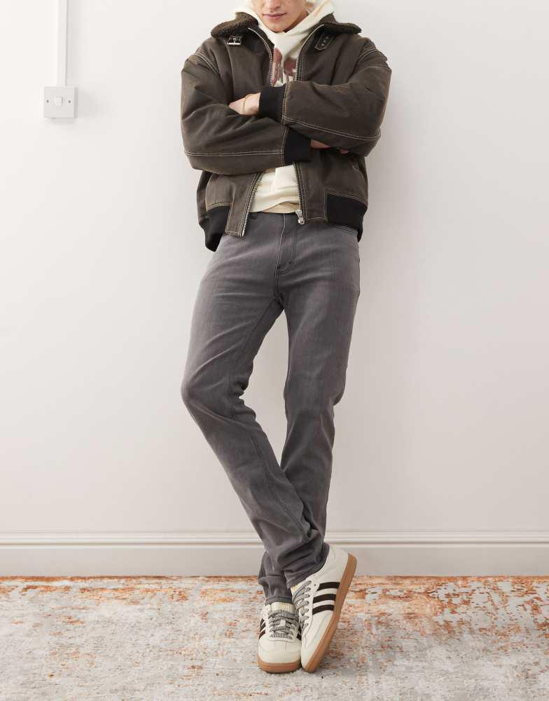 Cheap Monday Cheap Monday Sleeze super stretch skinny jeans in grey wash